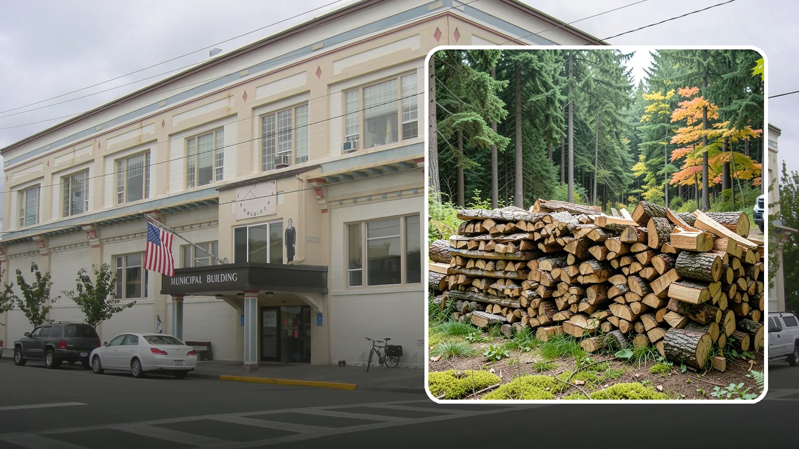 Air-Dried Firewood in Anacortes, Skagit County, WA - Wood that has cured naturally outdoors through open-air seasoning for reliable burning.