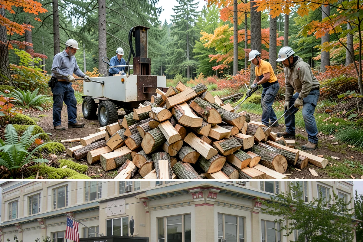 Air-Dried Firewood in Anacortes, Skagit County, WA - Available year-round, though spring and summer orders give you the widest selection of well-cured stock.