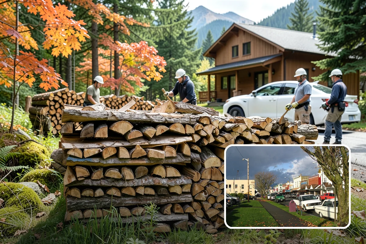 Air-Dried Firewood in Arlington, Snohomish County, WA - Naturally cured without added energy cost