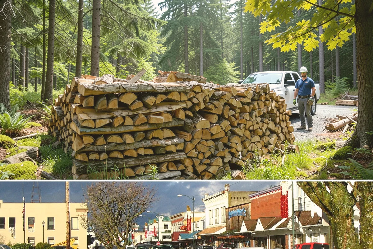 Air-Dried Firewood in Arlington, Snohomish County, WA - Available year-round, though spring and summer orders give you the widest selection of well-cured stock.