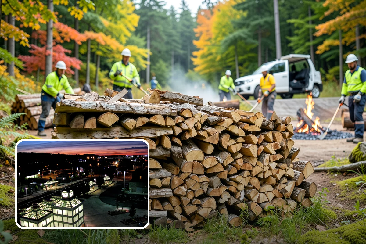 Air-Dried Firewood in Auburn, King County, WA - Naturally cured without added energy cost