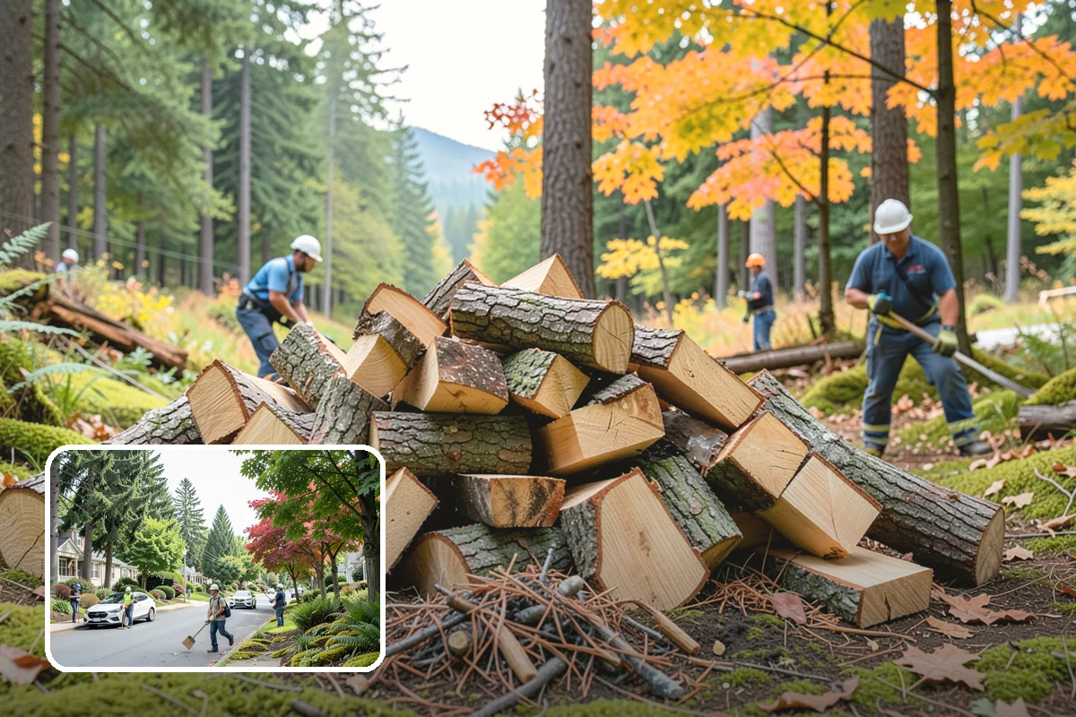 Air-Dried Firewood in Beaux Arts Village, King County, WA - Naturally cured without added energy cost