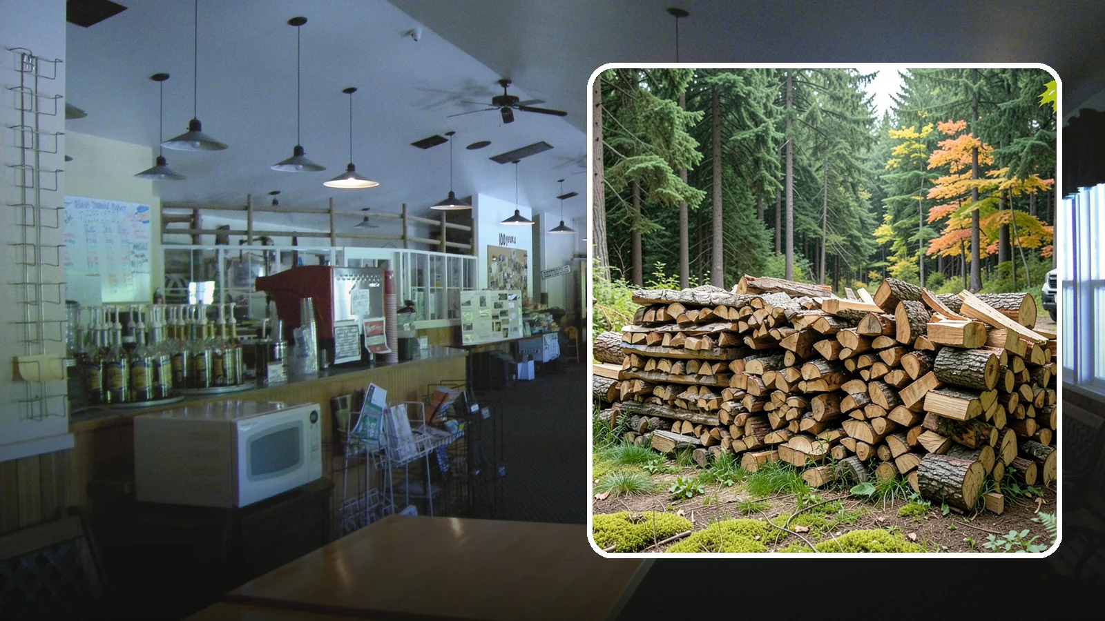 Air-Dried Firewood in Black Diamond, King County, WA - Wood that has cured naturally outdoors through open-air seasoning for reliable burning.