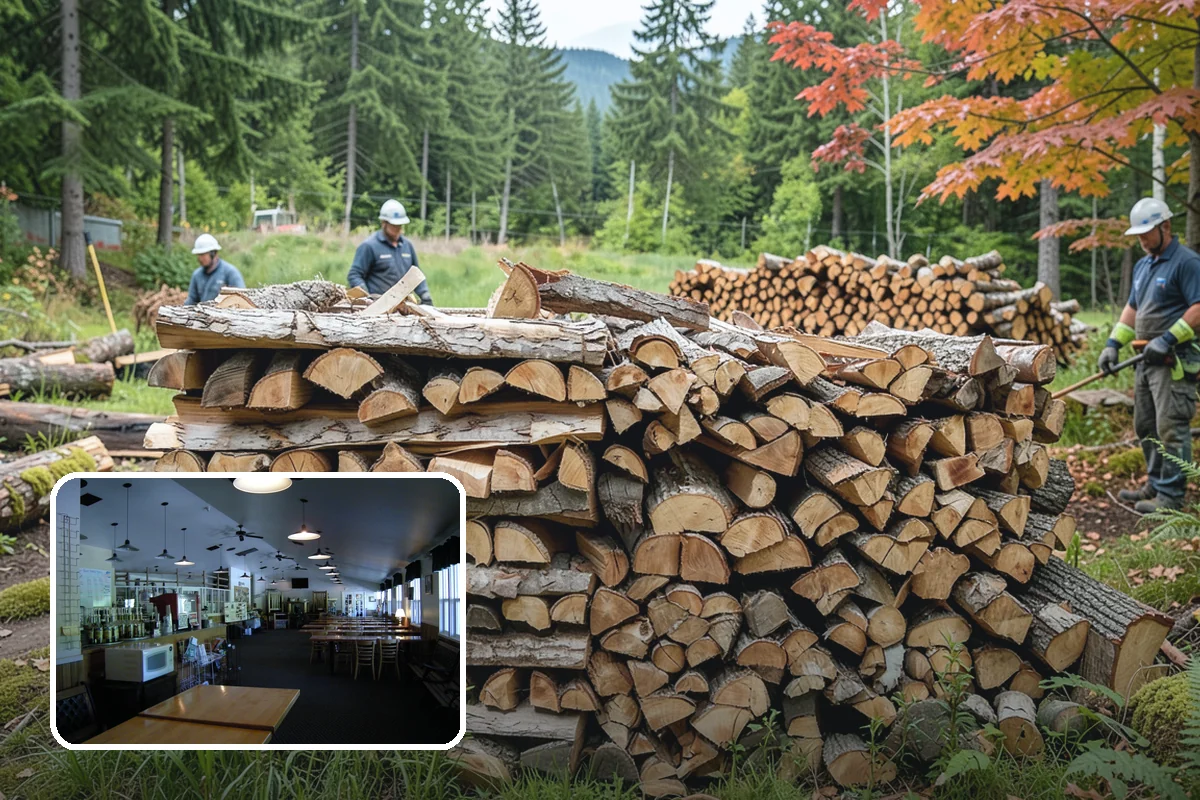 Air-Dried Firewood in Black Diamond, King County, WA - Naturally cured without added energy cost