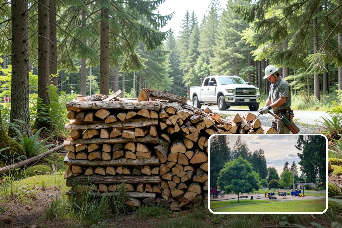 Air-Dried Firewood in Bonney Lake, Pierce County, WA - Naturally cured without added energy cost