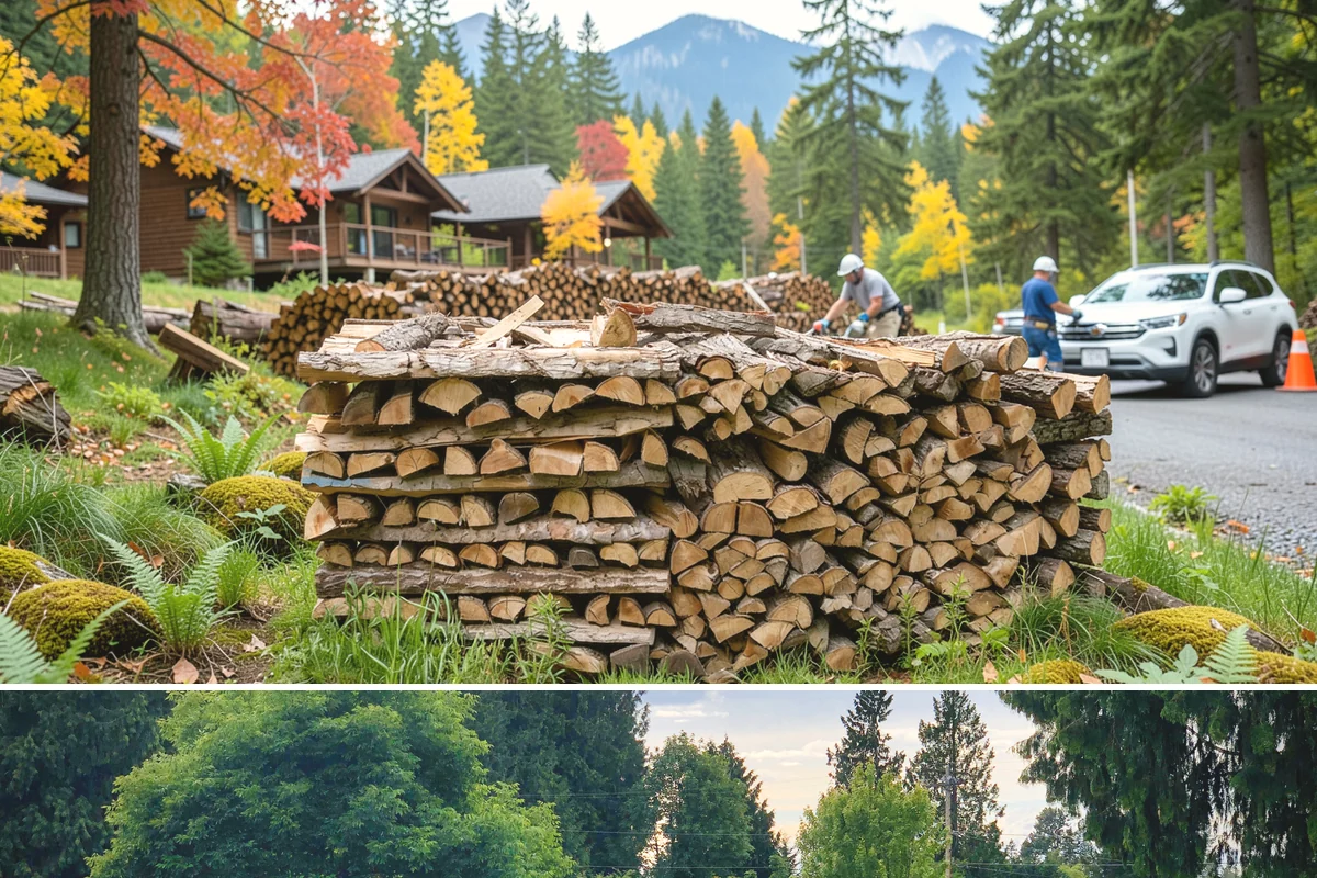 Air-Dried Firewood in Bonney Lake, Pierce County, WA - Available year-round, though spring and summer orders give you the widest selection of well-cured stock.