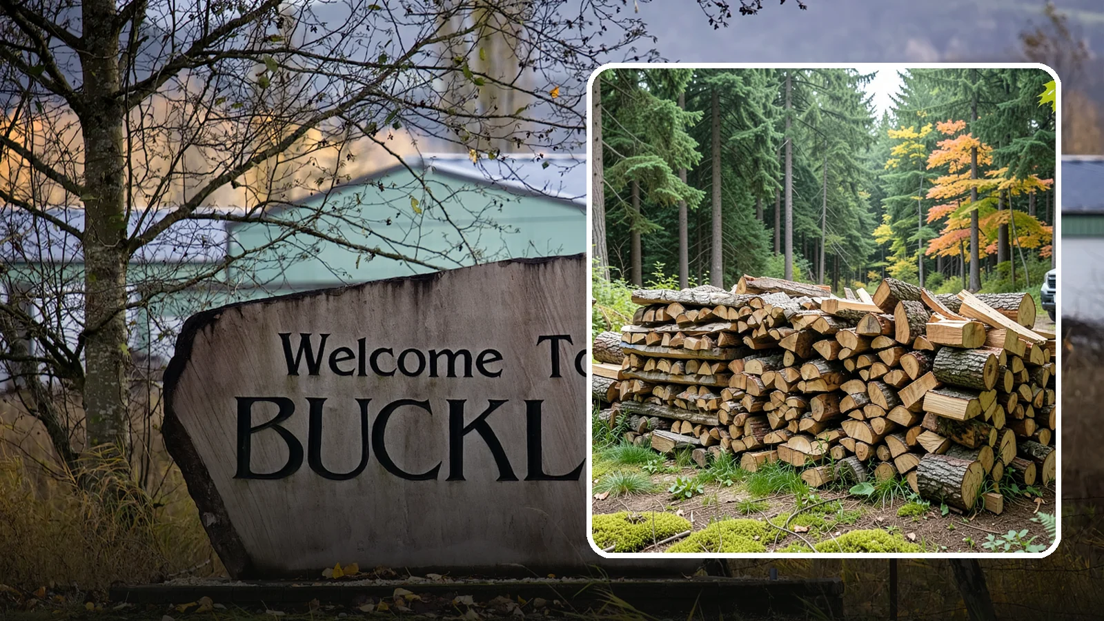 Air-Dried Firewood in Buckley, Pierce County, WA - Wood that has cured naturally outdoors through open-air seasoning for reliable burning.