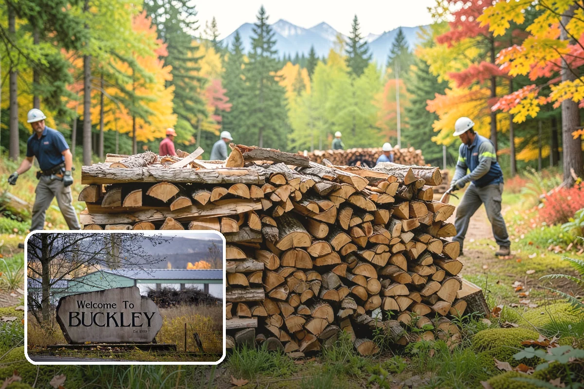Air-Dried Firewood in Buckley, Pierce County, WA - Naturally cured without added energy cost