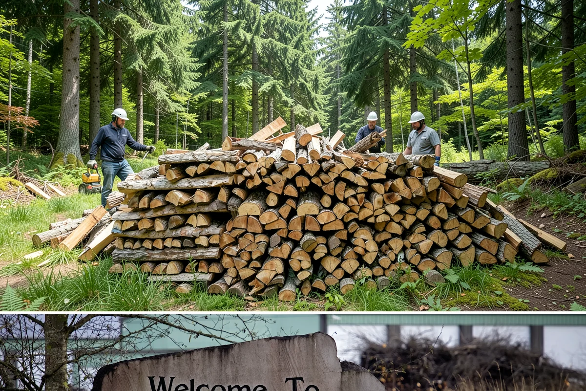 Air-Dried Firewood in Buckley, Pierce County, WA - Available year-round, though spring and summer orders give you the widest selection of well-cured stock.