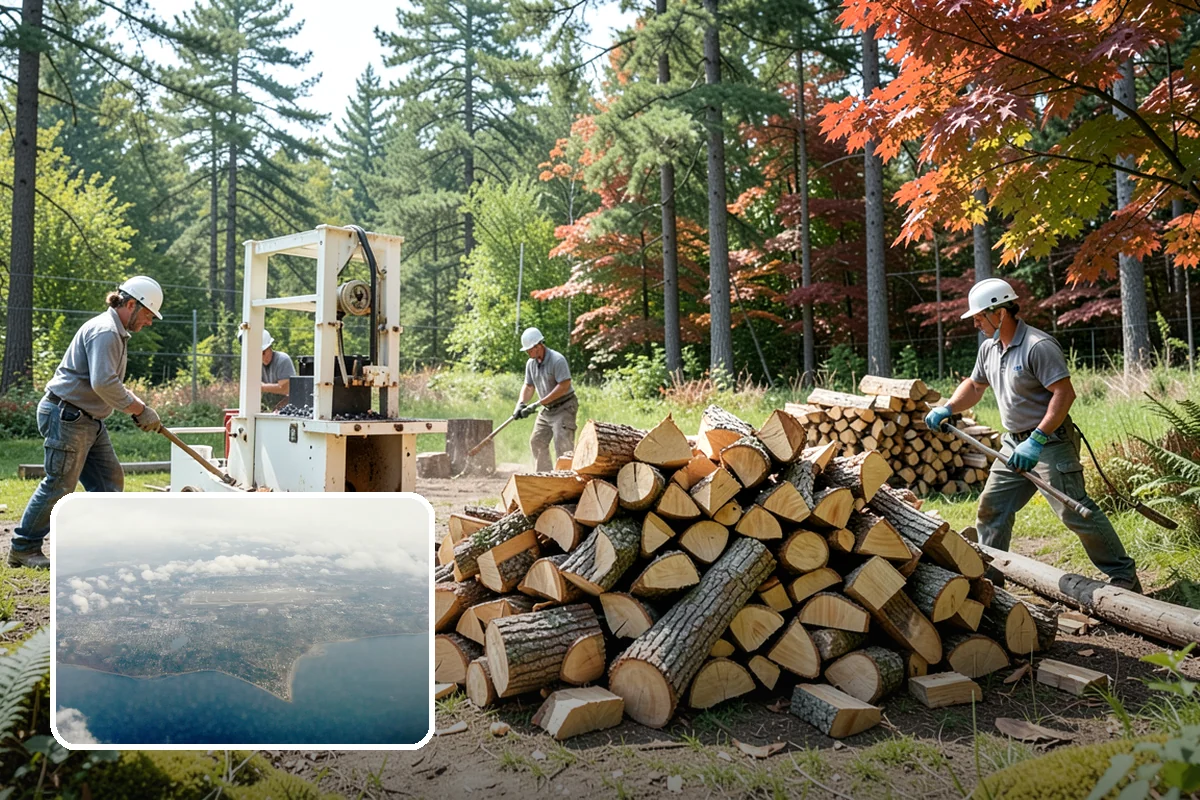 Air-Dried Firewood in Burien, King County, WA - Naturally cured without added energy cost