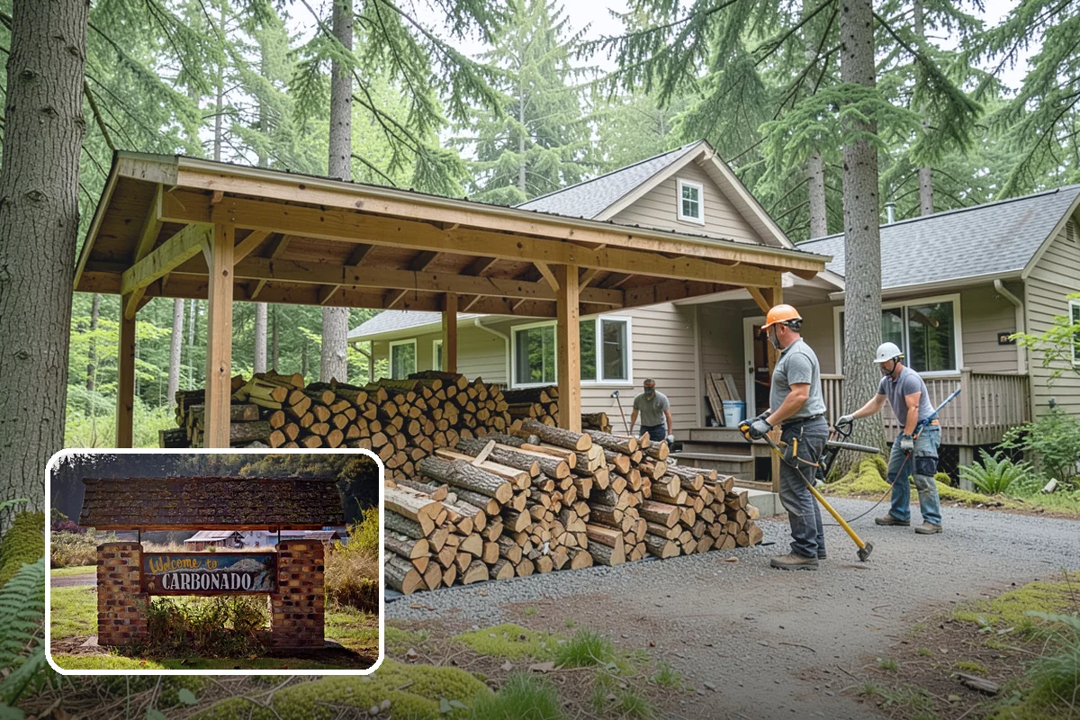 Air-Dried Firewood in Carbonado, Pierce County, WA - Naturally cured without added energy cost