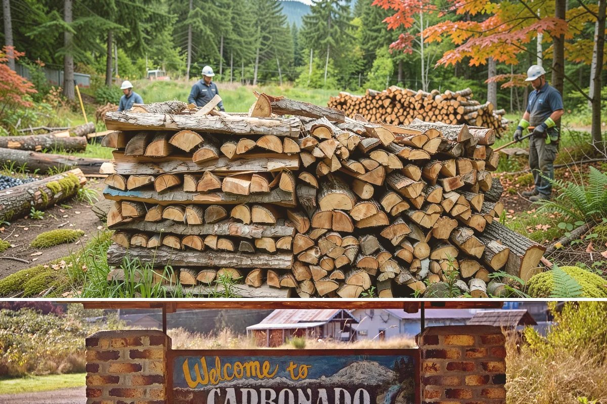 Air-Dried Firewood in Carbonado, Pierce County, WA - Available year-round, though spring and summer orders give you the widest selection of well-cured stock.