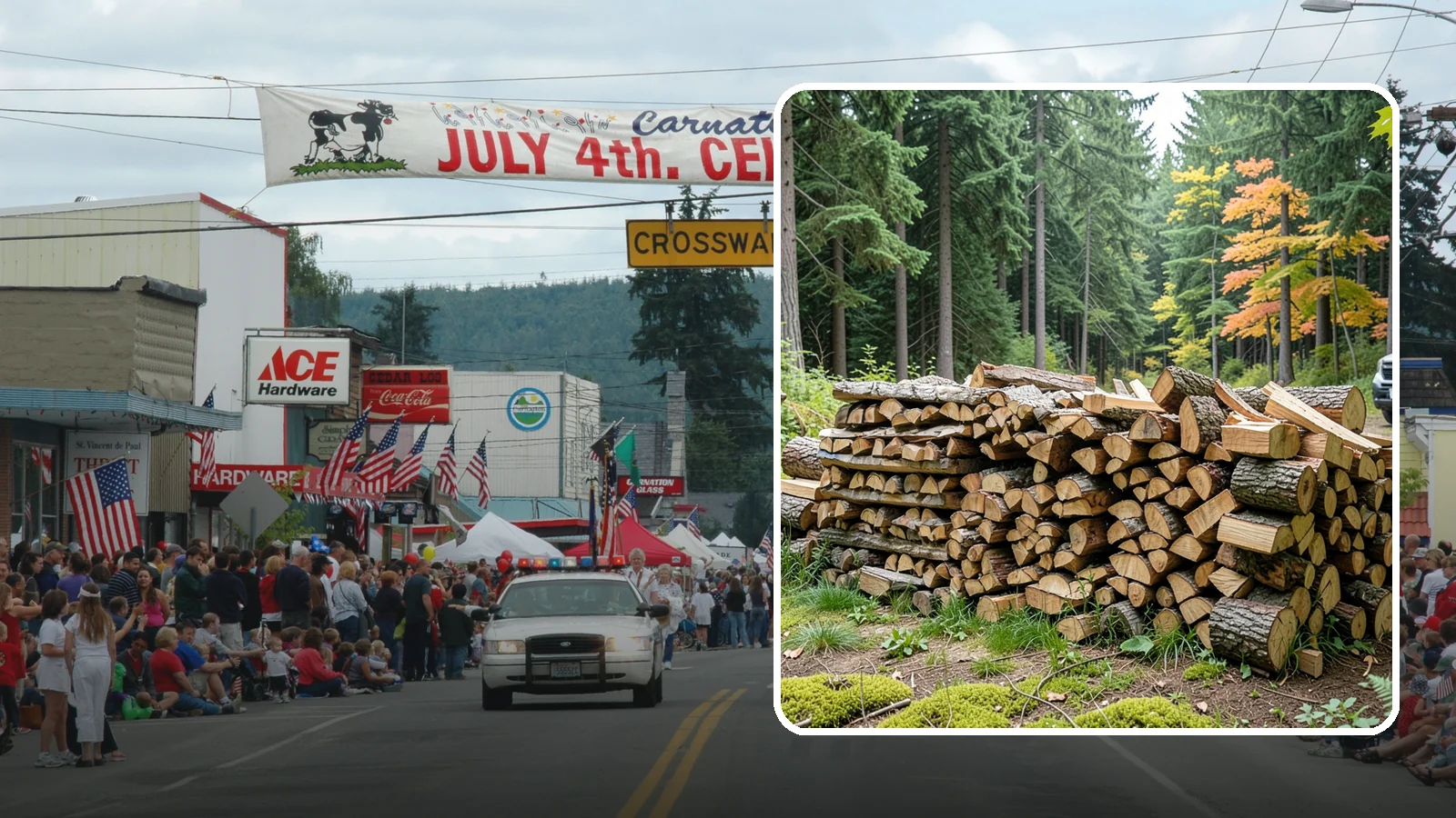 Air-Dried Firewood in Carnation, King County, WA - Wood that has cured naturally outdoors through open-air seasoning for reliable burning.