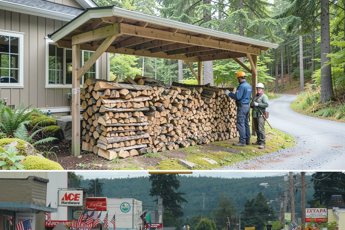 Air-Dried Firewood in Carnation, King County, WA - Available year-round, though spring and summer orders give you the widest selection of well-cured stock.