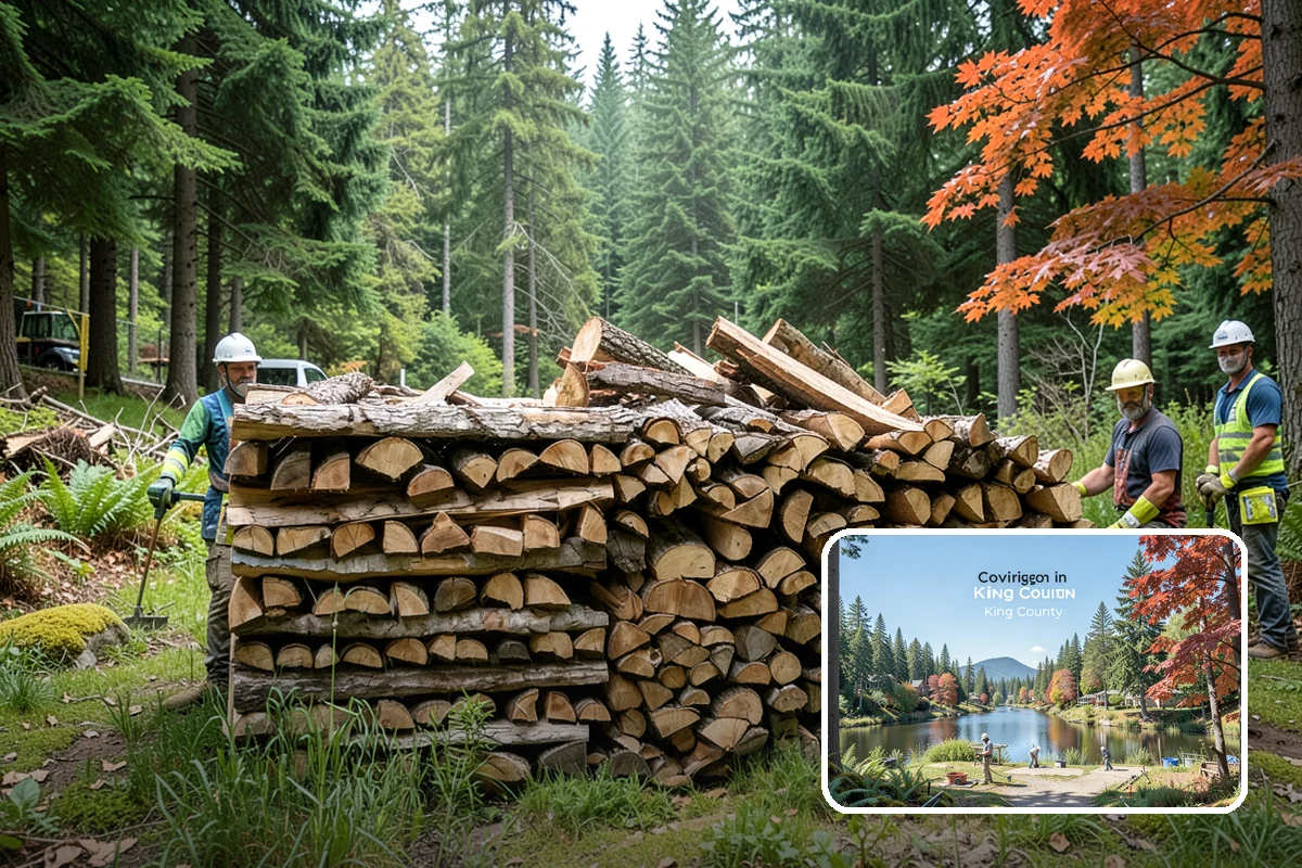 Air-Dried Firewood in Covington, King County, WA - Naturally cured without added energy cost