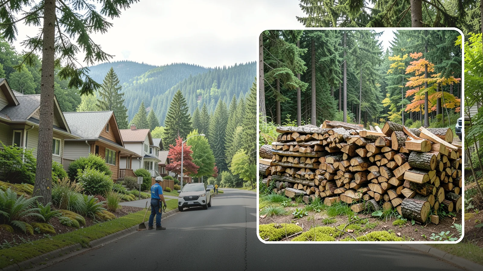 Air-Dried Firewood in Darrington, WA - Wood that has cured naturally outdoors through open-air seasoning for reliable burning.