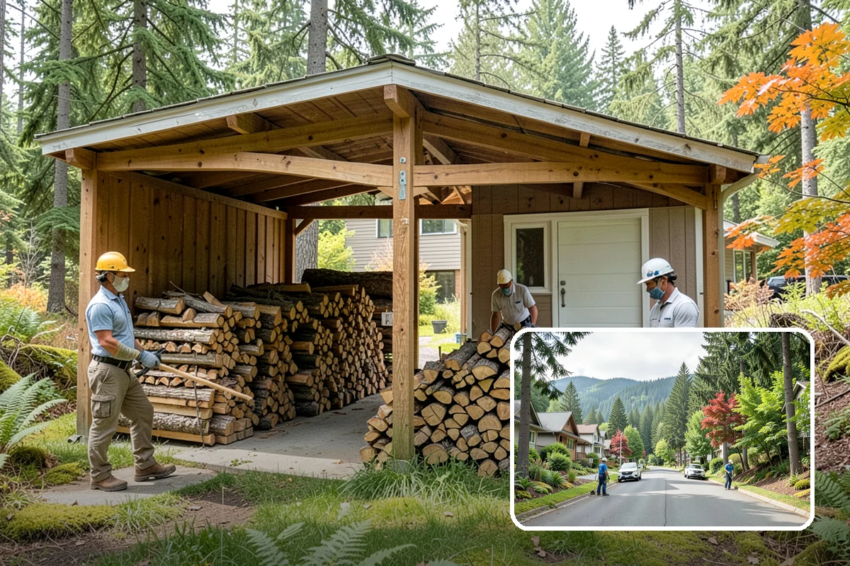 Air-Dried Firewood in Darrington, WA - Naturally cured without added energy cost