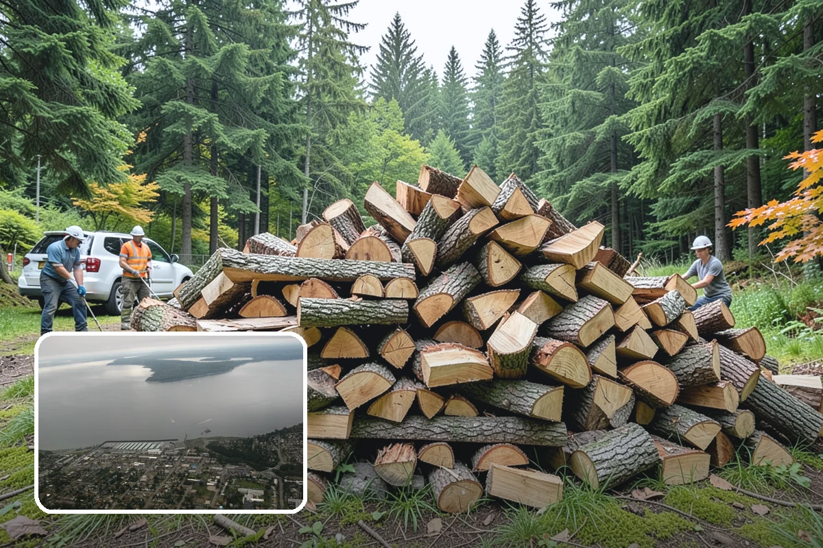 Air-Dried Firewood in Des Moines, King County, WA - Naturally cured without added energy cost