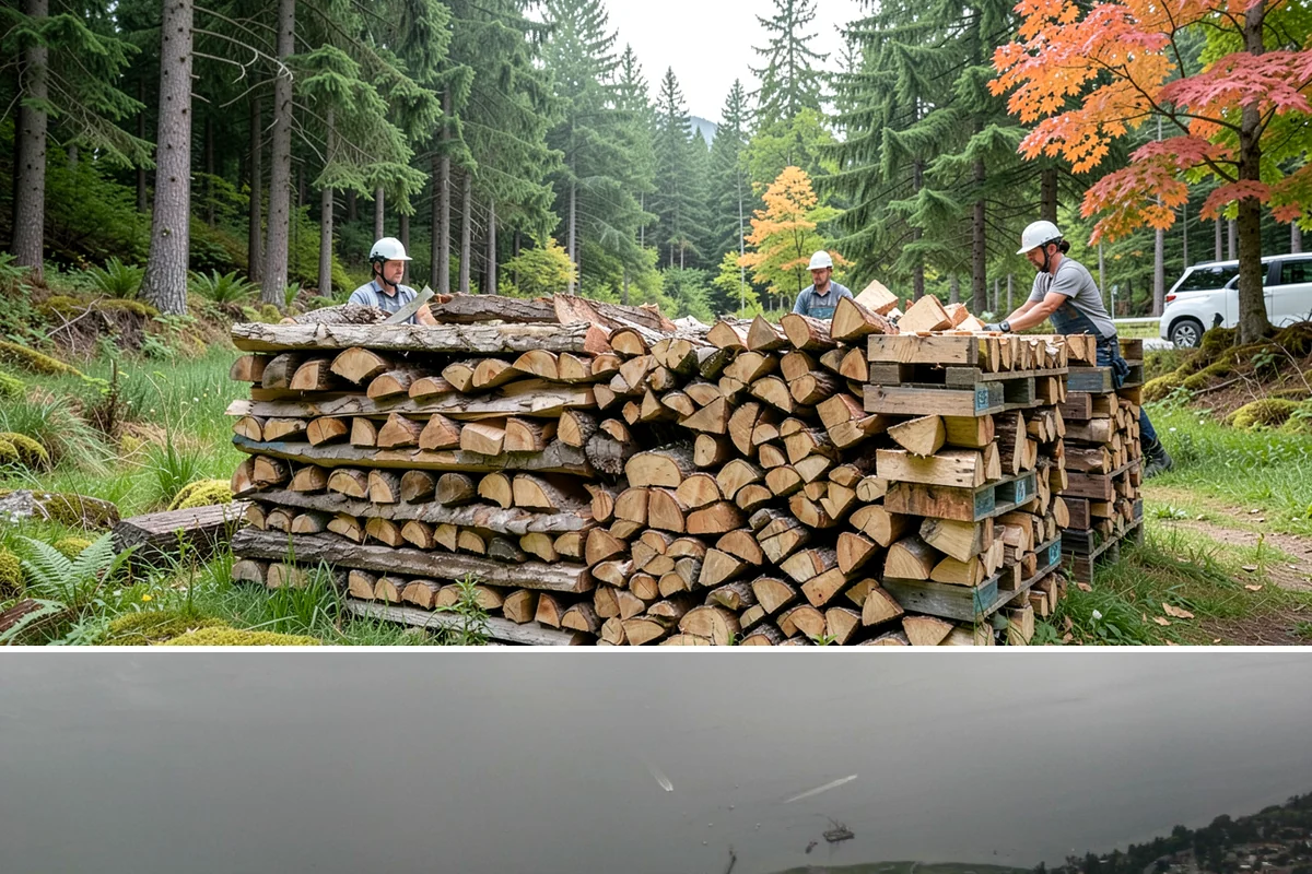 Air-Dried Firewood in Des Moines, King County, WA - Available year-round, though spring and summer orders give you the widest selection of well-cured stock.