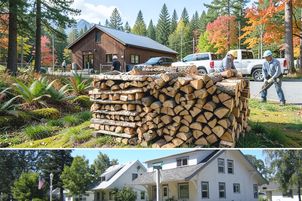 Air-Dried Firewood in DuPont, Pierce County, WA - Available year-round, though spring and summer orders give you the widest selection of well-cured stock.