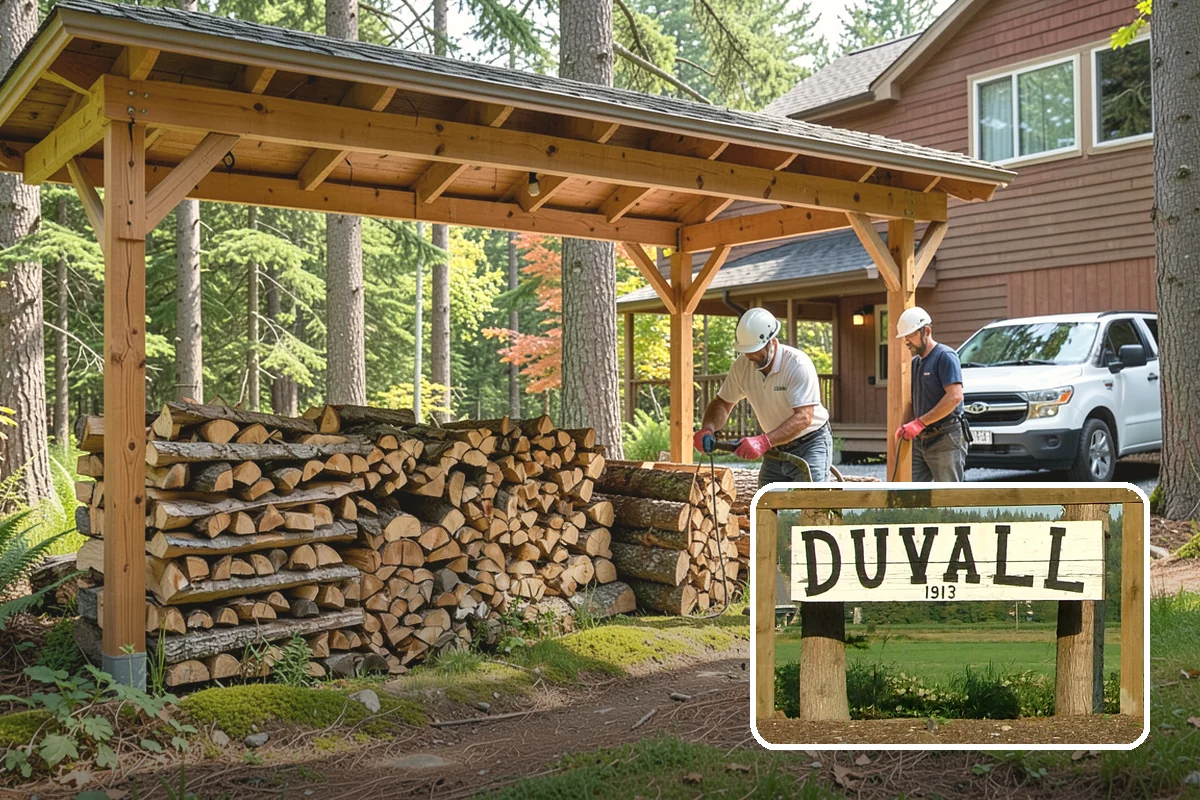 Air-Dried Firewood in Duvall, King County, WA - Naturally cured without added energy cost