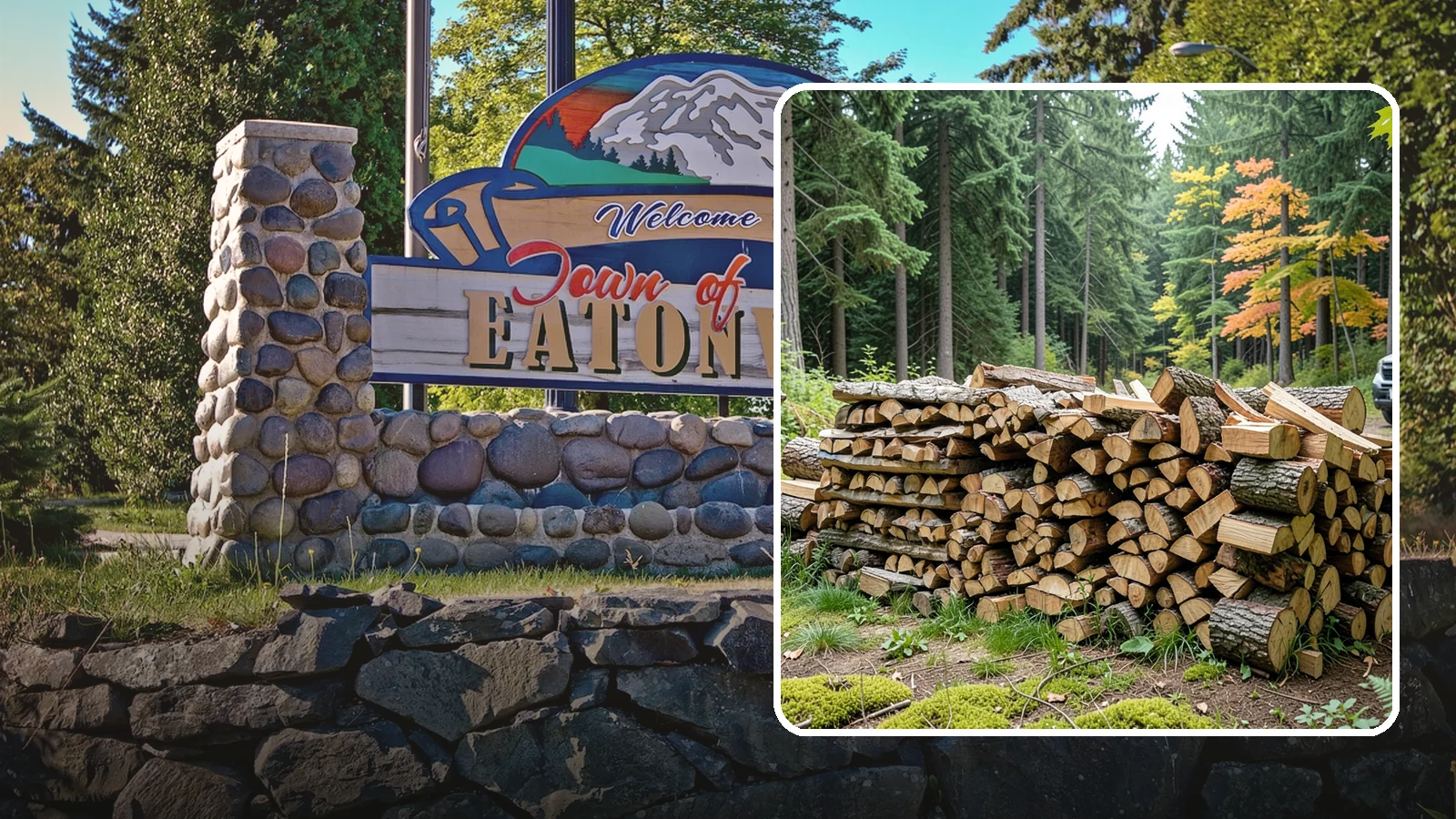 Air-Dried Firewood in Eatonville, Pierce County, WA - Wood that has cured naturally outdoors through open-air seasoning for reliable burning.