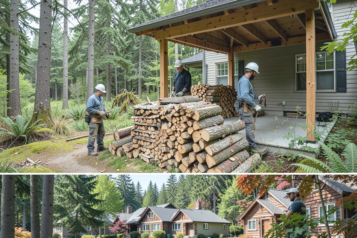 Air-Dried Firewood in Edgewood, WA - Available year-round, though spring and summer orders give you the widest selection of well-cured stock.
