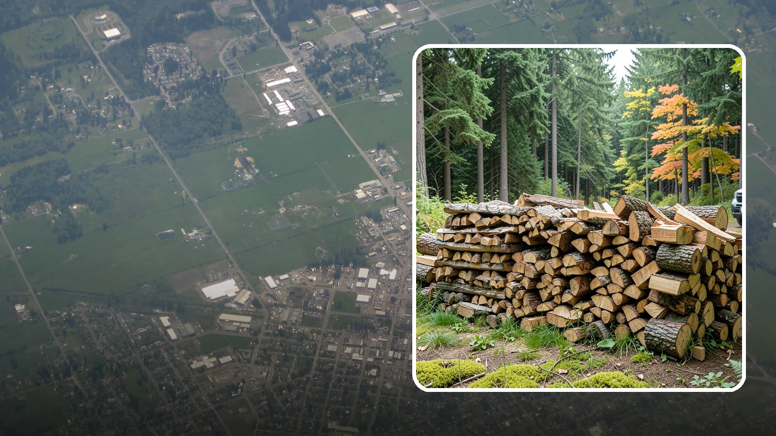 Air-Dried Firewood in Enumclaw, King County, WA - Wood that has cured naturally outdoors through open-air seasoning for reliable burning.