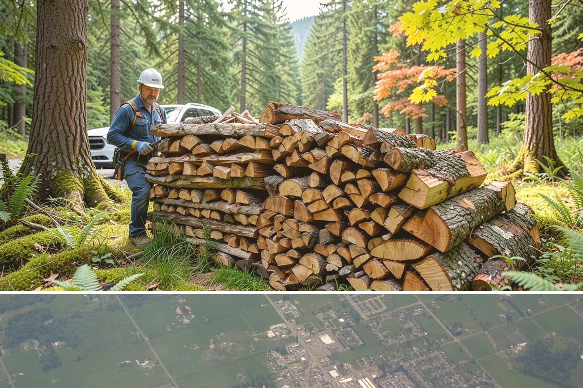 Air-Dried Firewood in Enumclaw, King County, WA - Available year-round, though spring and summer orders give you the widest selection of well-cured stock.
