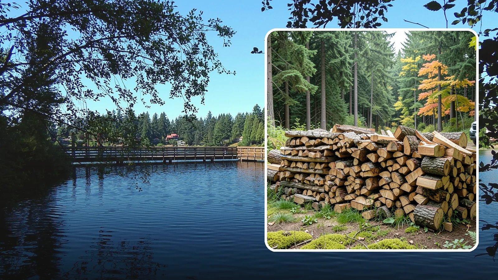Air-Dried Firewood in Federal Way, King County, WA - Wood that has cured naturally outdoors through open-air seasoning for reliable burning.