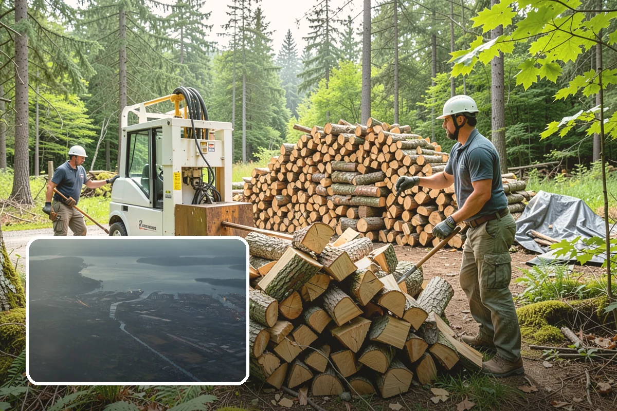 Air-Dried Firewood in Fife, Pierce County, WA - Naturally cured without added energy cost