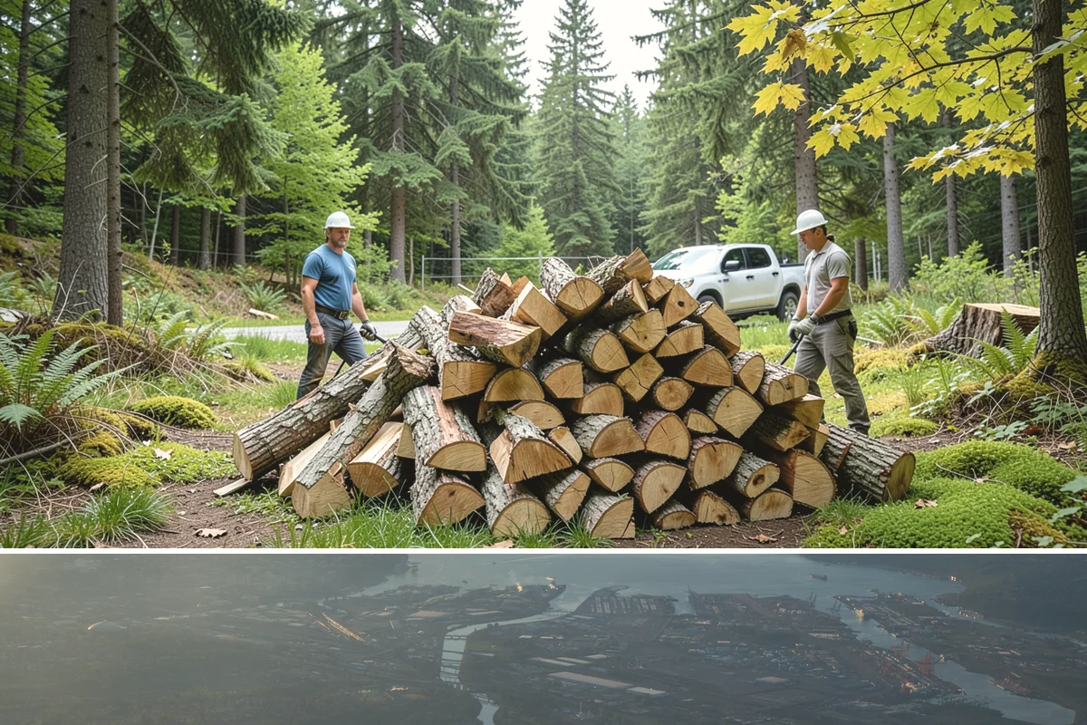 Air-Dried Firewood in Fife, Pierce County, WA - Available year-round, though spring and summer orders give you the widest selection of well-cured stock.