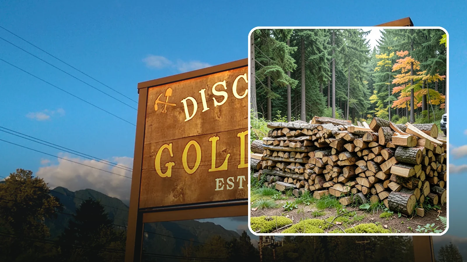 Air-Dried Firewood in Gold Bar, Snohomish County, WA - Wood that has cured naturally outdoors through open-air seasoning for reliable burning.