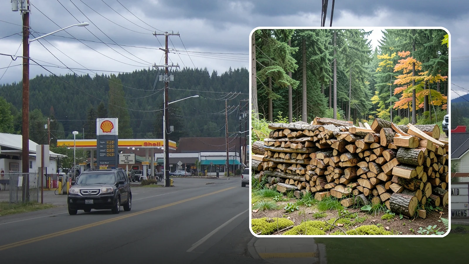 Air-Dried Firewood in Granite Falls, Snohomish County, WA - Wood that has cured naturally outdoors through open-air seasoning for reliable burning.