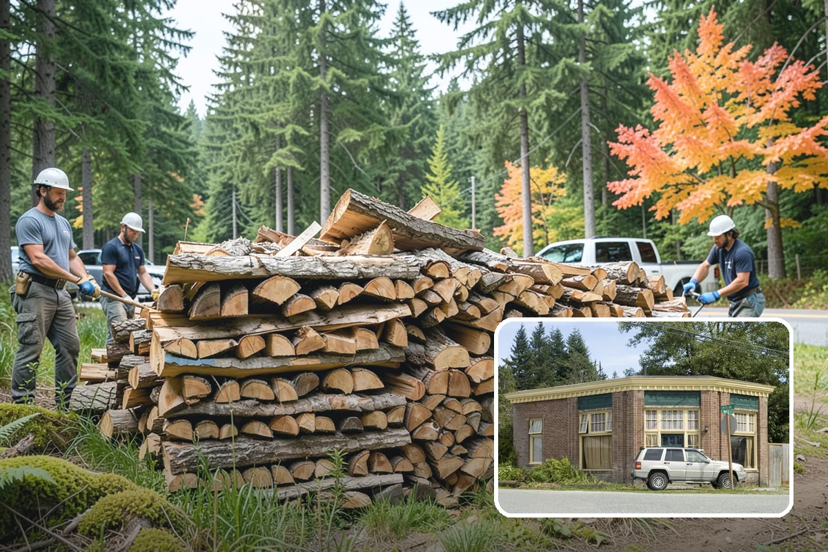 Air-Dried Firewood in Hamilton, Skagit County, WA - Naturally cured without added energy cost