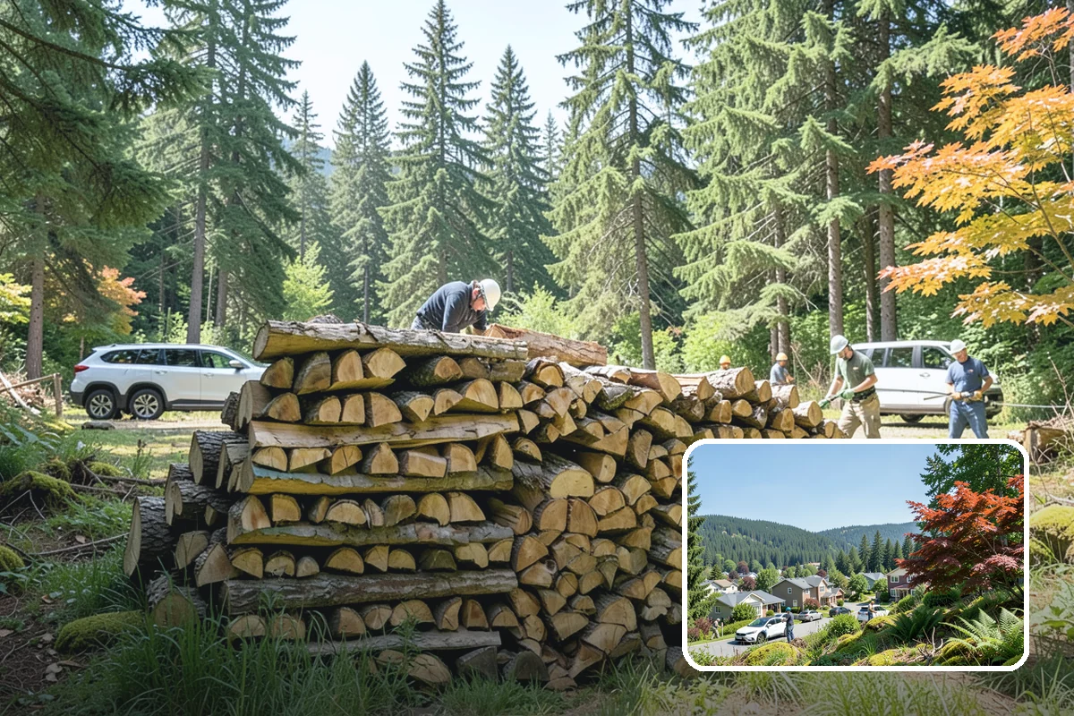 Air-Dried Firewood in Index, Snohomish County, WA - Naturally cured without added energy cost