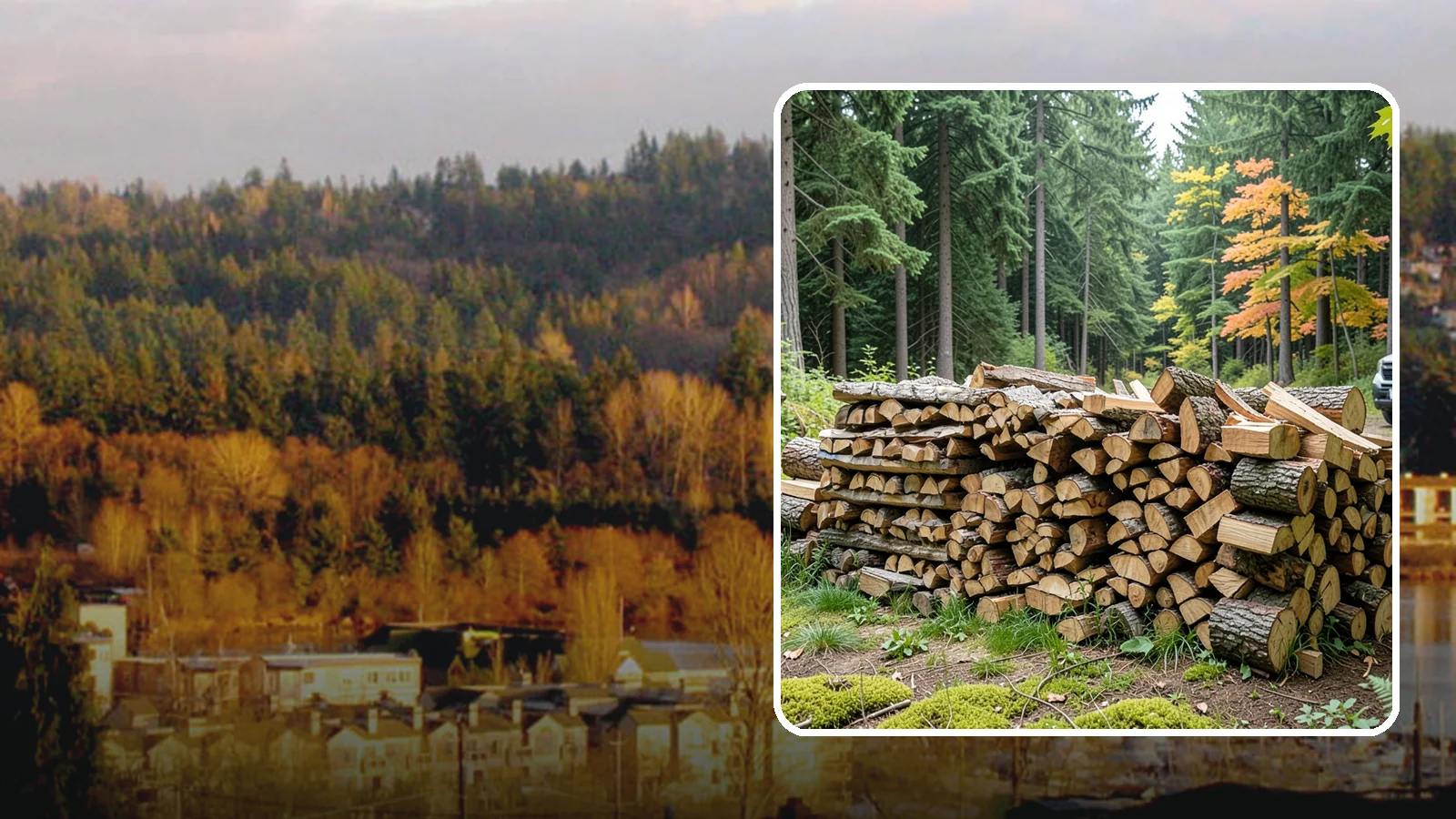 Air-Dried Firewood in Kenmore, King County, WA - Wood that has cured naturally outdoors through open-air seasoning for reliable burning.