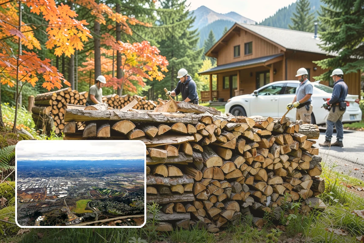 Air-Dried Firewood in Kent, King County, WA - Naturally cured without added energy cost
