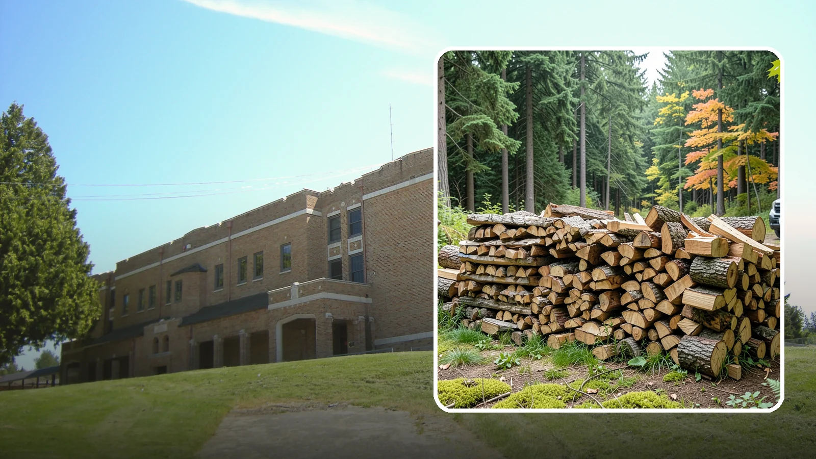 Air-Dried Firewood in Maple Valley, King County, WA - Wood that has cured naturally outdoors through open-air seasoning for reliable burning.