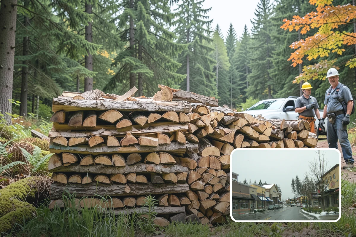 Air-Dried Firewood in Mill Creek, Snohomish County, WA - Naturally cured without added energy cost