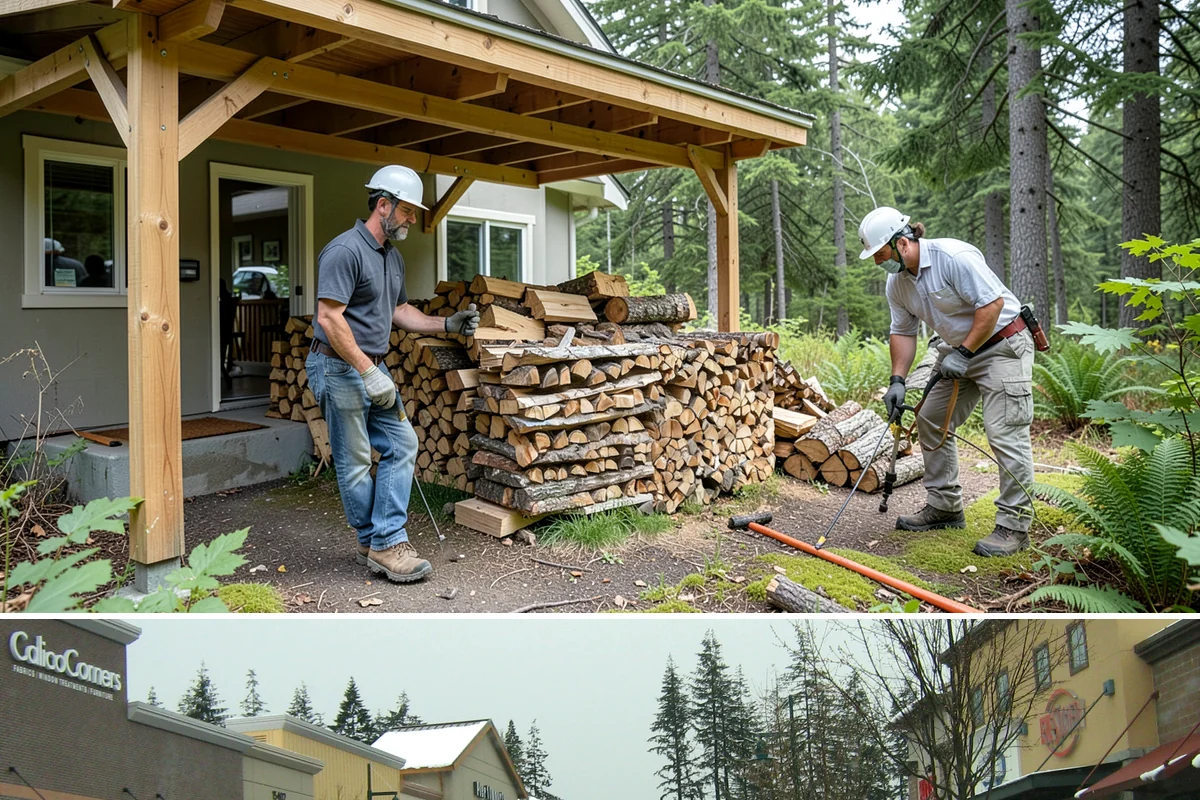Air-Dried Firewood in Mill Creek, Snohomish County, WA - Available year-round, though spring and summer orders give you the widest selection of well-cured stock.