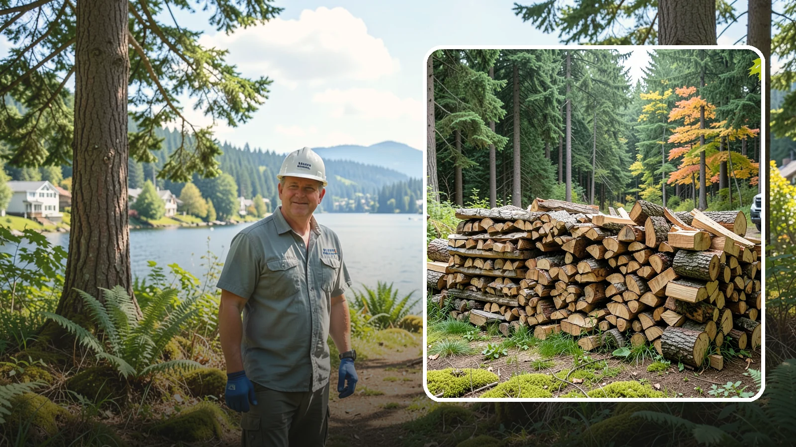 Air-Dried Firewood in Milton, King County, WA - Wood that has cured naturally outdoors through open-air seasoning for reliable burning.