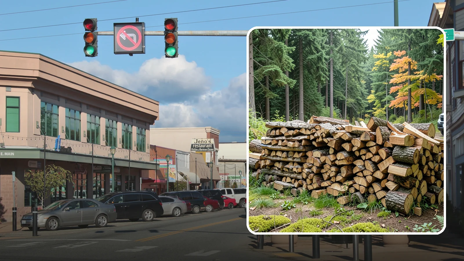 Air-Dried Firewood in Monroe, Snohomish County, WA - Wood that has cured naturally outdoors through open-air seasoning for reliable burning.