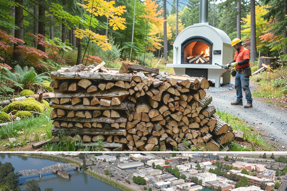 Air-Dried Firewood in Mount Vernon, Skagit County, WA - Available year-round, though spring and summer orders give you the widest selection of well-cured stock.