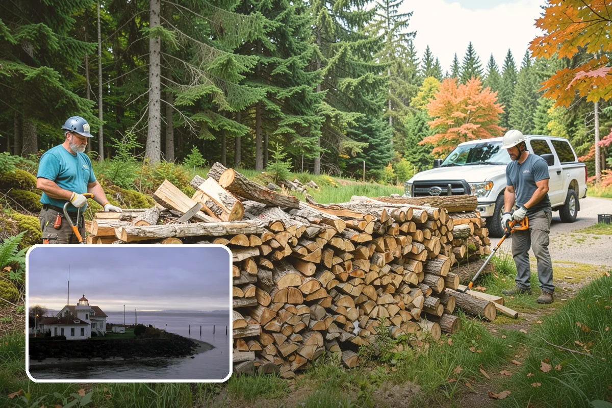 Air-Dried Firewood in Mukilteo, Snohomish County, WA - Naturally cured without added energy cost