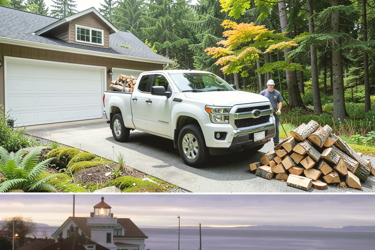 Air-Dried Firewood in Mukilteo, Snohomish County, WA - Available year-round, though spring and summer orders give you the widest selection of well-cured stock.