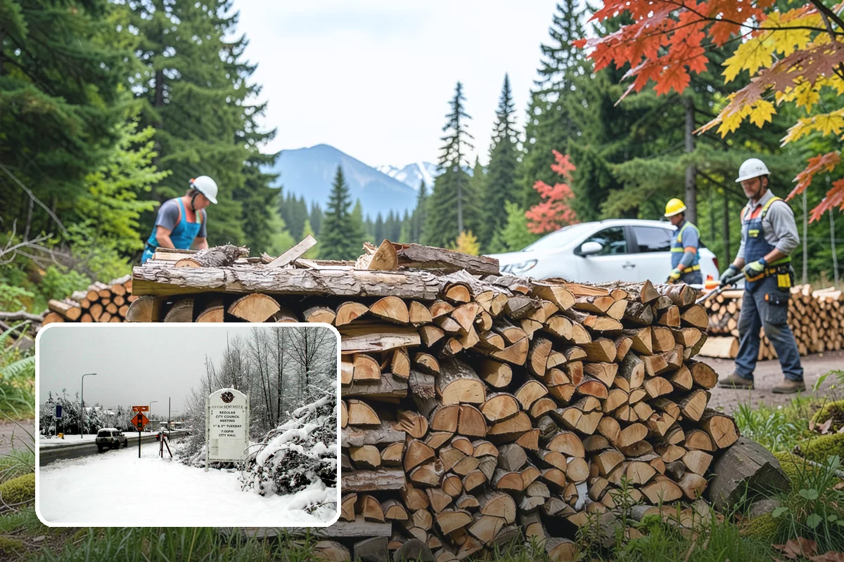 Air-Dried Firewood in Newcastle, King County, WA - Naturally cured without added energy cost