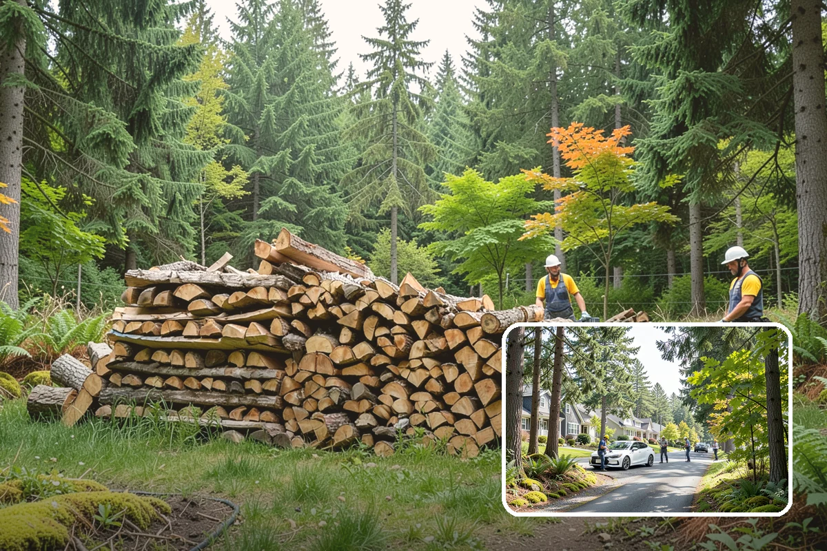 Air-Dried Firewood in Normandy Park, King County, WA - Naturally cured without added energy cost