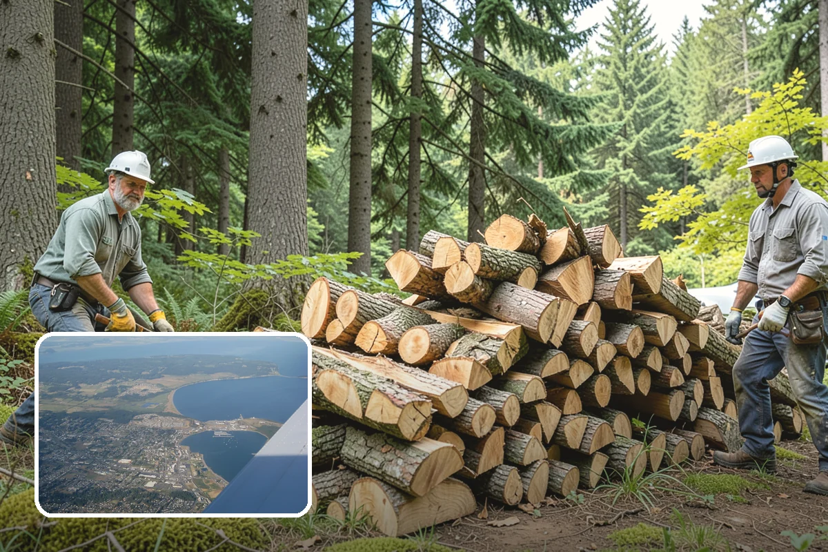 Air-Dried Firewood in Oak Harbor, Island County, WA - Naturally cured without added energy cost