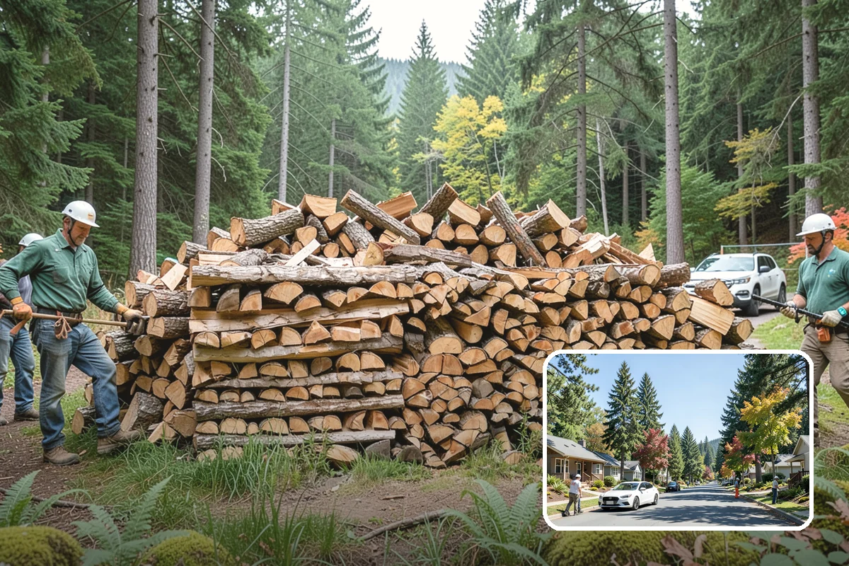 Air-Dried Firewood in Orting, Pierce County, WA - Naturally cured without added energy cost